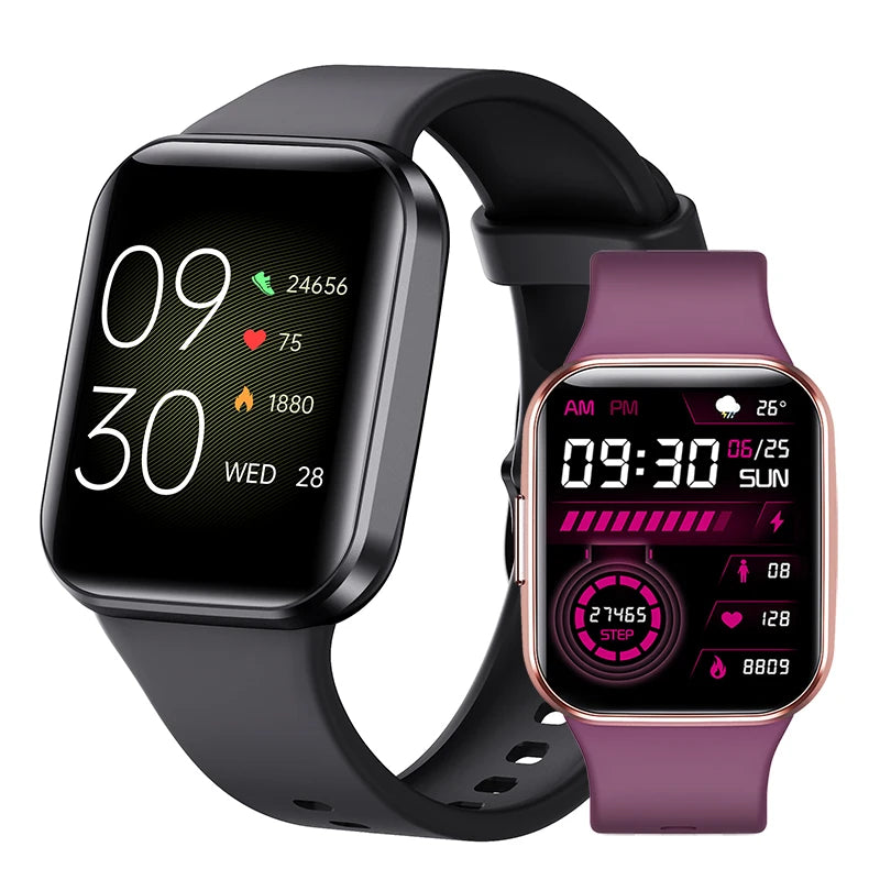 2025 Luxury Smart Watch Men Fitness Heart Rate Monitor Waterproof Sports Smartband Wrist Smartwatch for Women Android IOS Phones