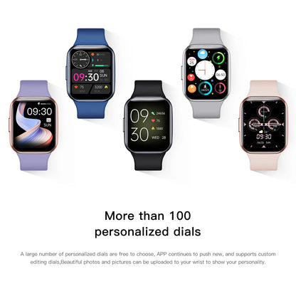 2025 Luxury Smart Watch Men Fitness Heart Rate Monitor Waterproof Sports Smartband Wrist Smartwatch for Women Android IOS Phones