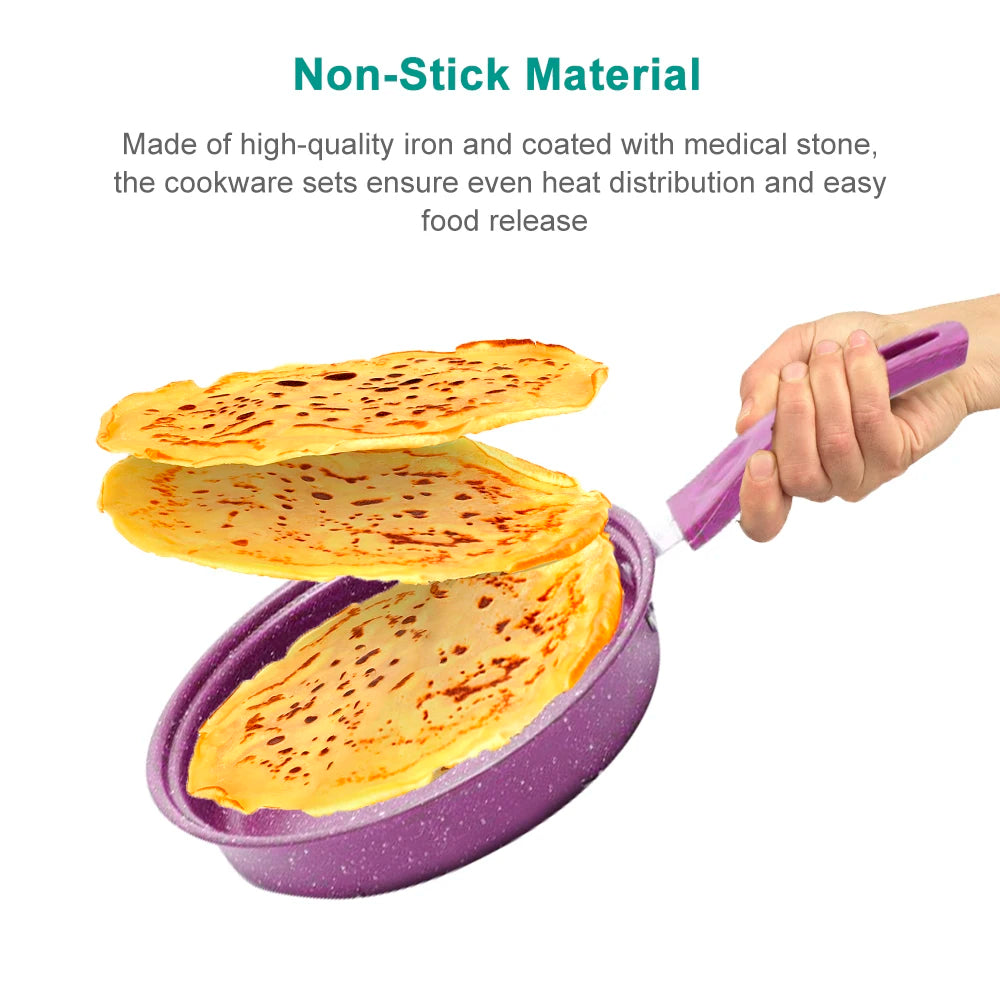 Non-Stick Pots And Pans Set 13-Piece Kitchen Utensil Set Kitchen Cookware Gifts for Friends and Family