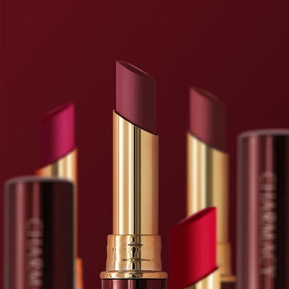 CHARMACY Long Lasting Waterproof Matte Nude Lipstick Luxury Korean Velvet Easy to Wear Lip Stick for Women Makeup Cosmetic